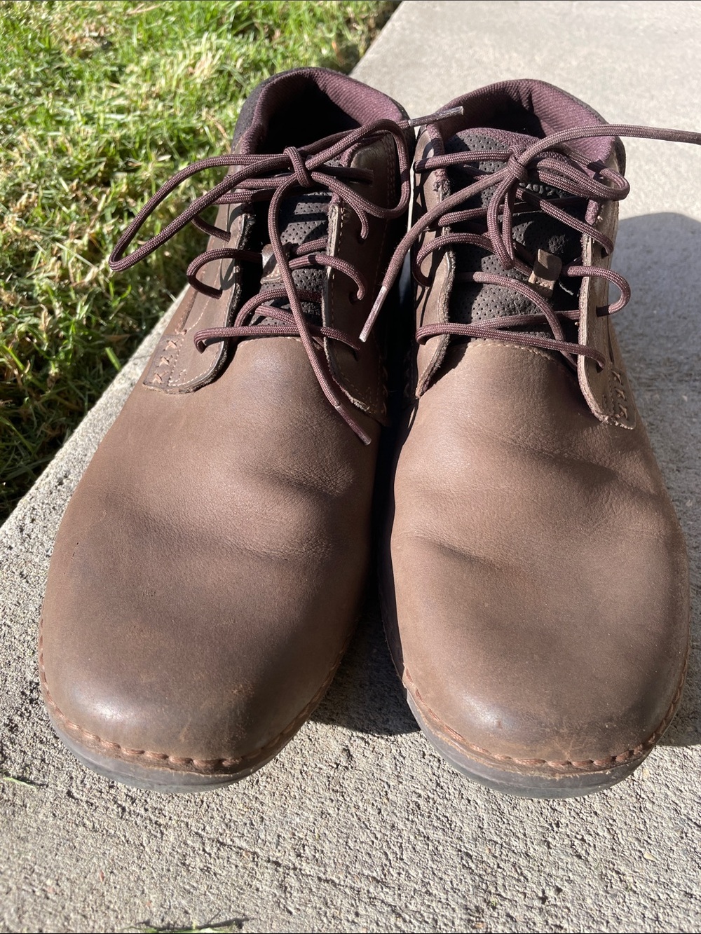Rockport Men's Brown Leather Chukka Boots